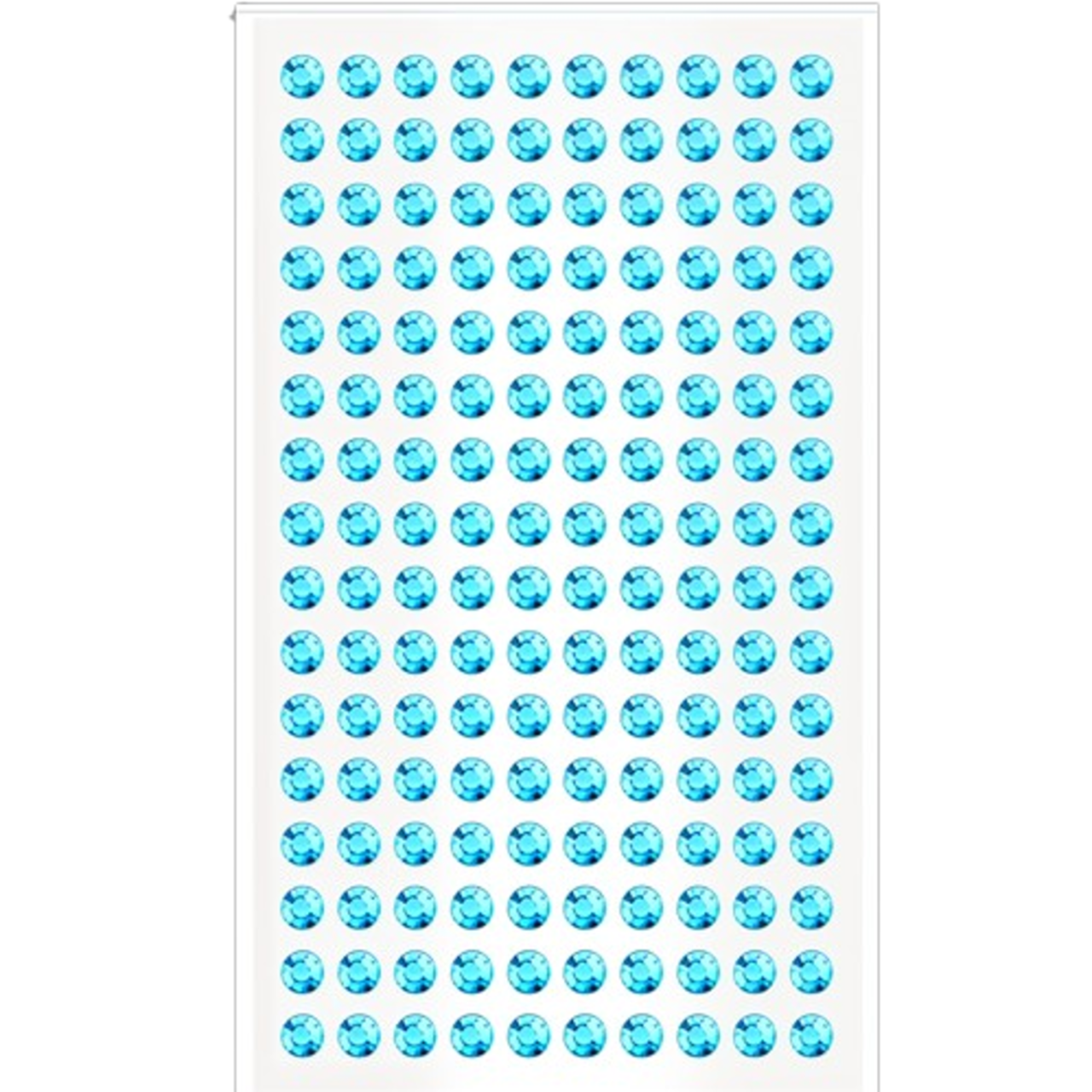 4mm Round Gold Gemstone Stickers – Self-Adhesive Craft Rhinestones, 264 Count